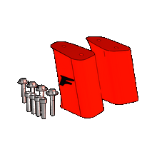 Load image into Gallery viewer, 100mm rear-wing extenders