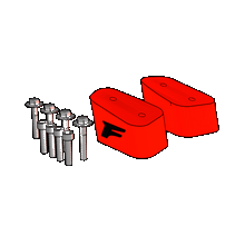 Load image into Gallery viewer, RC-F 30mm rear-wing extenders